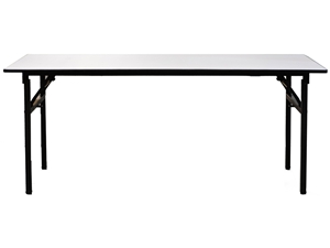 Oblong Folding Table front profile