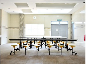 Cafeteria Folding Tables used in Wadda Gurudwara Sahib Penang dining hall