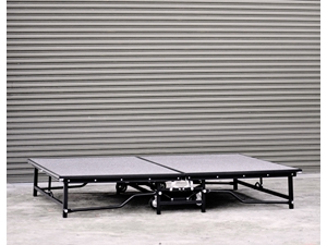 Single Height Mobile Folding Stage open 