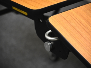 All Mobile Folding Tables use Intermediate Safety Lock that prevents tables from collapsing immediately for safety