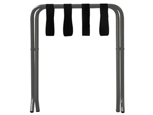 Portable Luggage Rack shown folded for storage and portability
